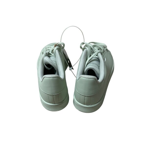 Adidas Size 8.5 Casual Advantage Lace Up Low Top Sneaker Shoes Mint Green - Picture 6 of 11